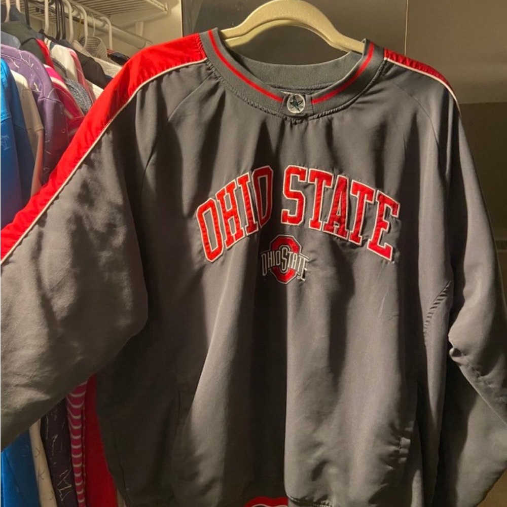 Ohio State Gray and Red Sweatshirt